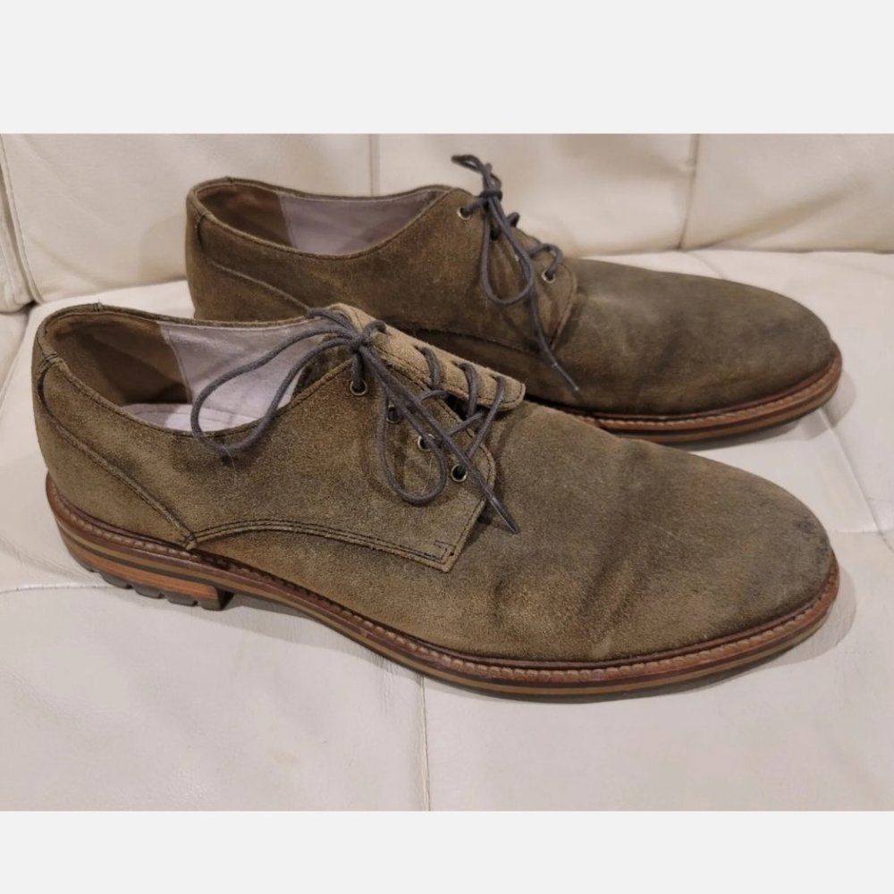 Banana Republic Suede Leather Men's Casual Work Shoes Ortholite Brown 10 M